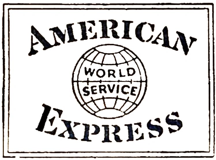 American Express logo, 1917–1963