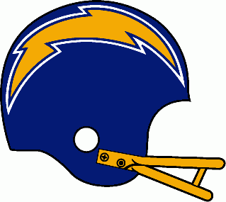 Los Angeles Chargers logo, 1974–1987