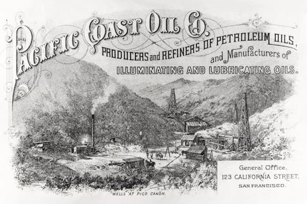 Chevron logo, 1879–1931