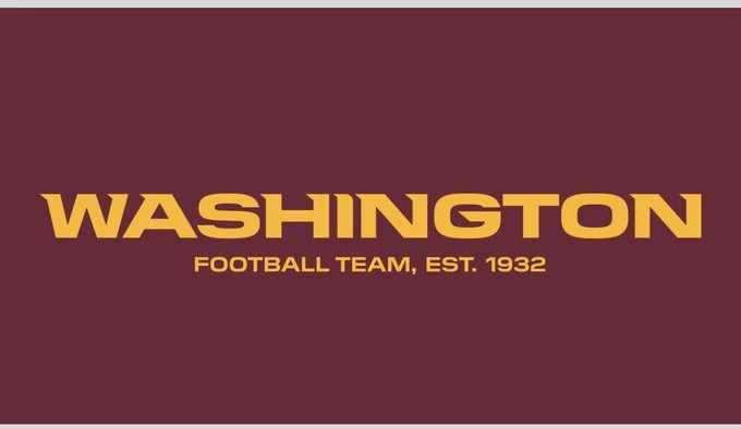 Washington Commanders logo, 2020–2021