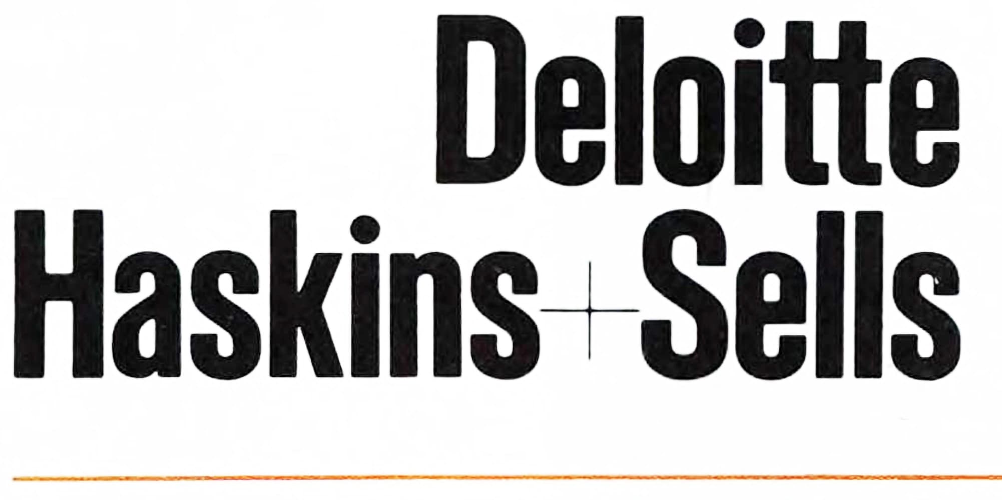 Deloitte logo, 1977–1989