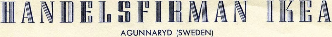 IKEA logo, 1943–1944