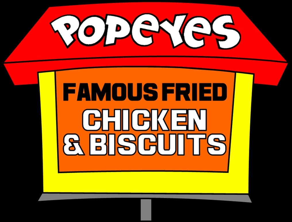 Popeyes logo, 1972–1976