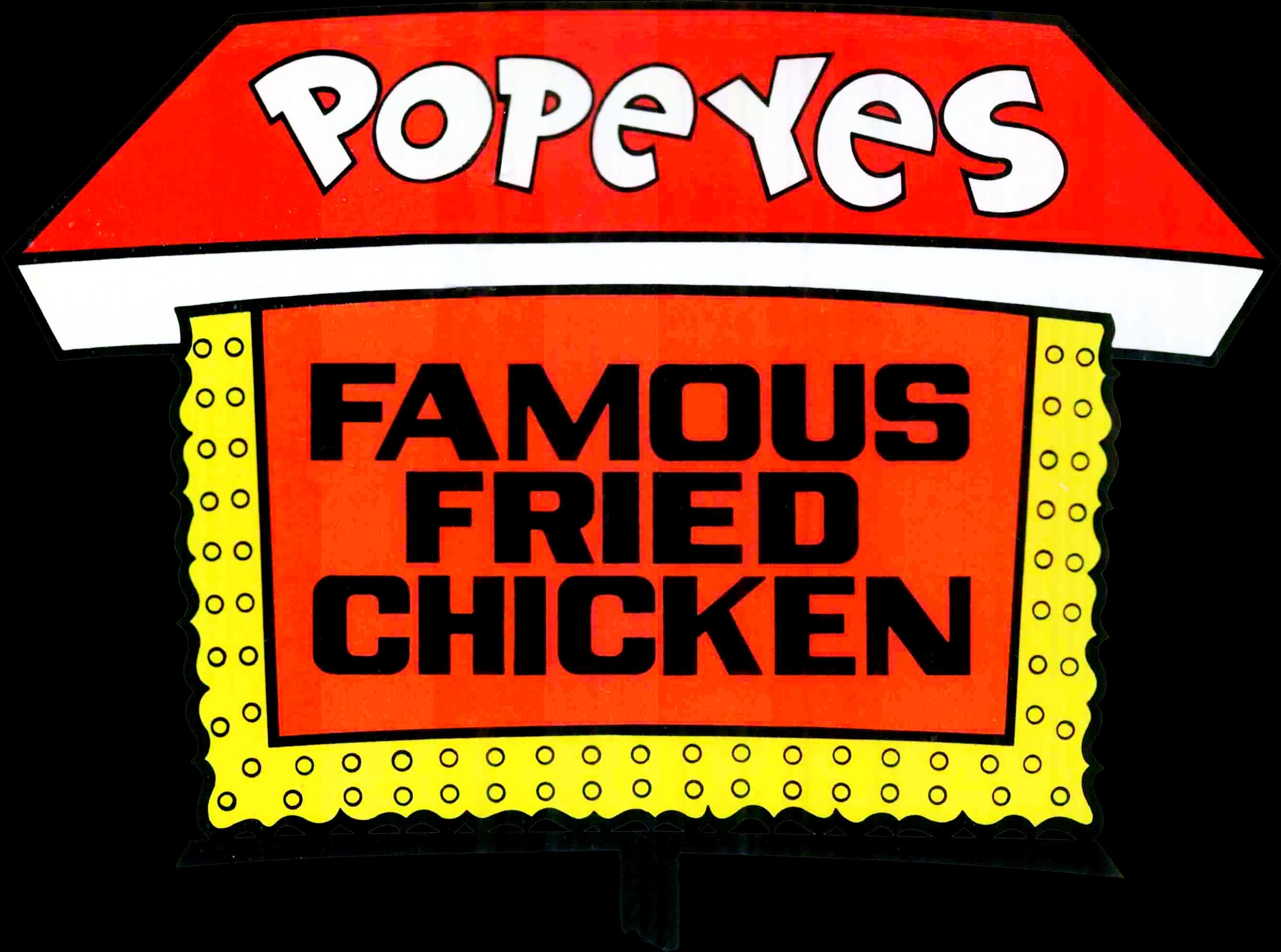 Popeyes logo, 1976–1983