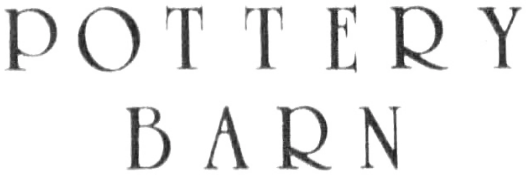 Pottery Barn logo, 1987–1995