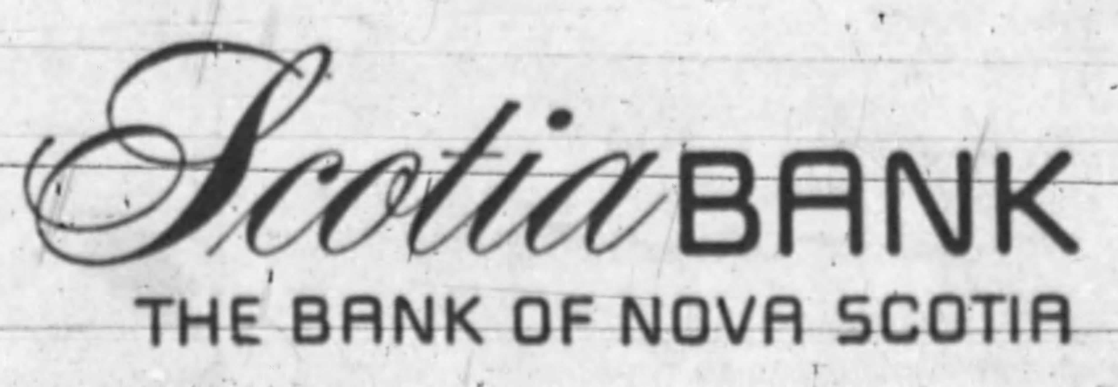 Scotiabank logo, 1961–1963