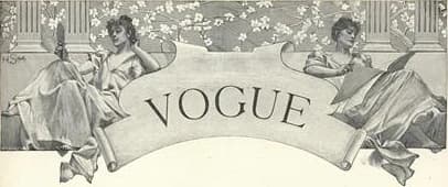 Vogue logo, 1892–1907